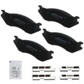 Set of 4 Front Brake Pads for Dodge Durango (2003–2006) / Ram 1500 (2002–2005) D966