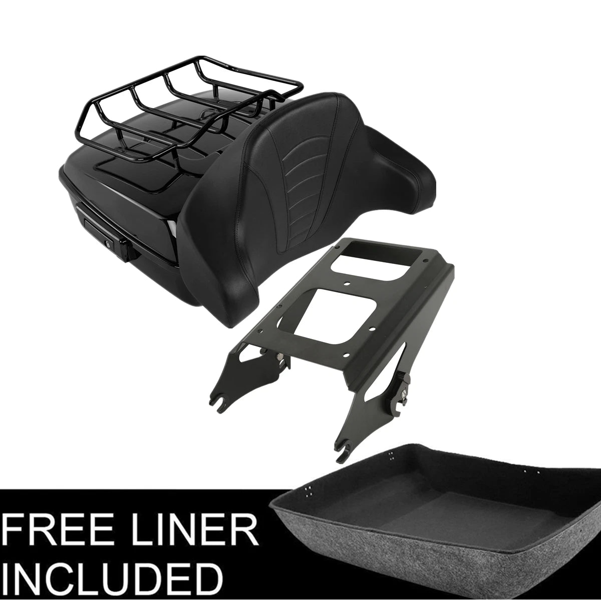Trunk Pad Mount Rack for Harley Touring Road Glide King (2009–2013)