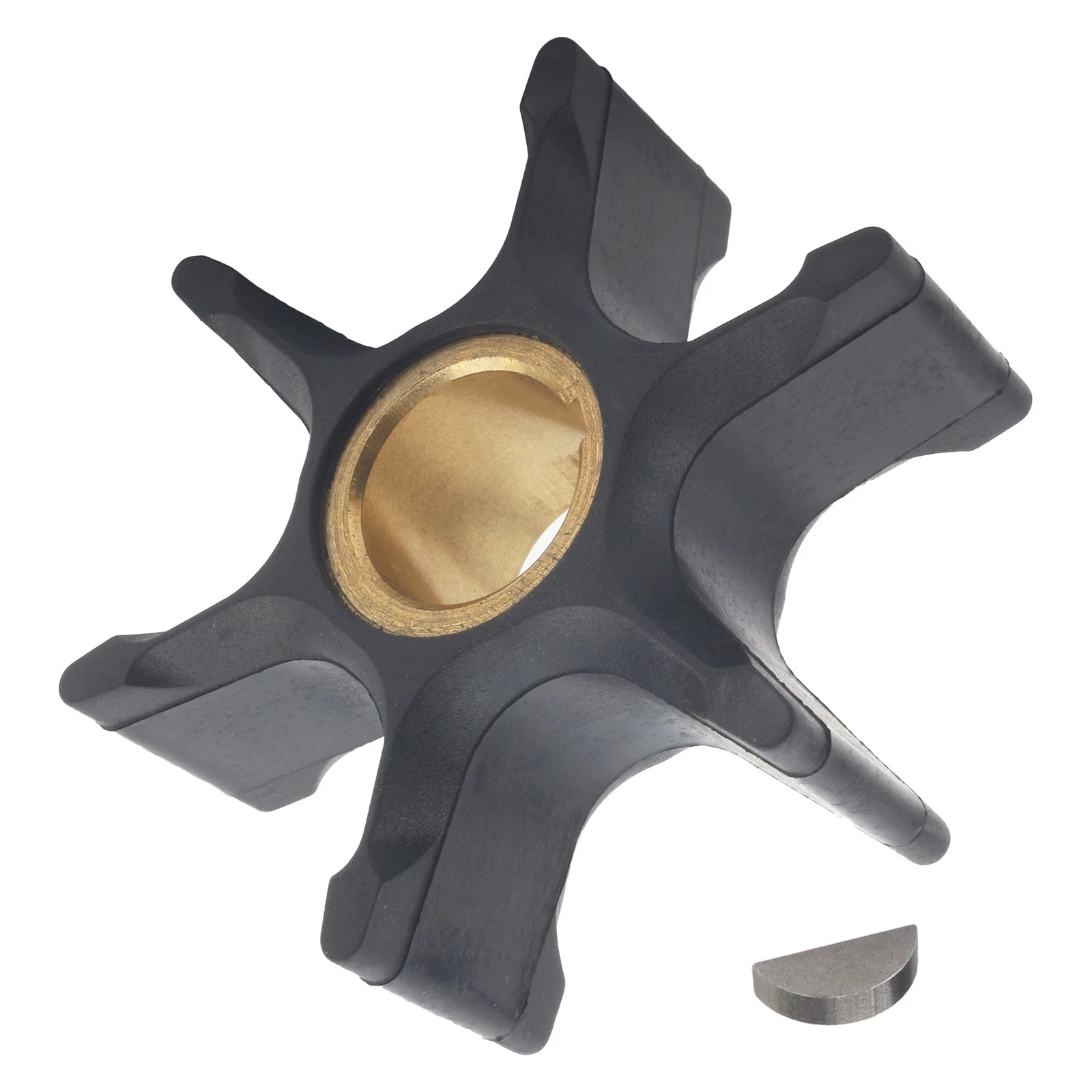 Outboard Water Pump Impeller & Key for Evinrude Johnson (85-235HP)