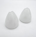 Parking Light Lenses Milky Glass Pair for 1937–1939 Chevy Passenger Car