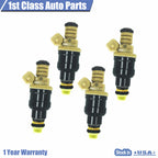 Set of 4 Fuel Injectors for Ford Escort Taurus F-150 F-250 F-350