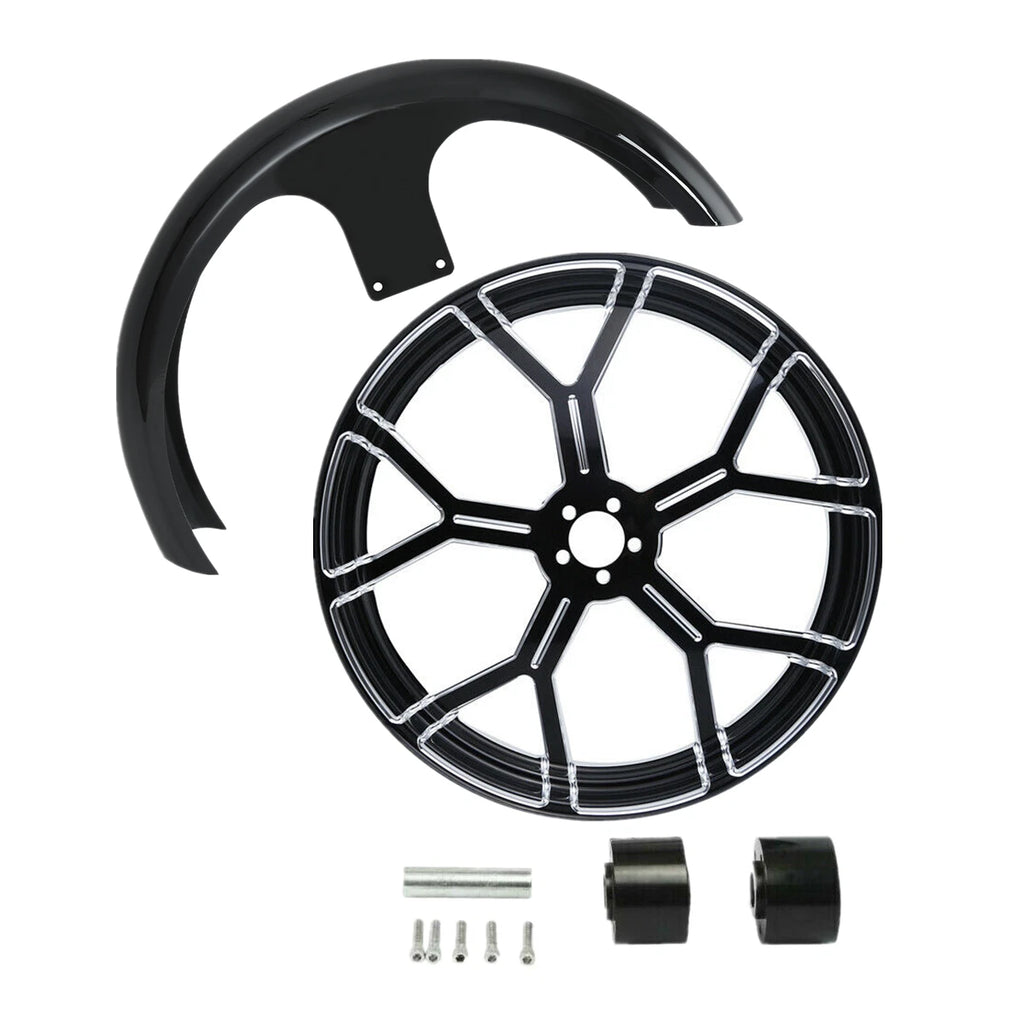 26" Front Wheel Rim for Harley Touring Models (2008–2025) - Dual Disc Hub