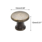 10X Antique Drawer Knob Pull Handle for Cabinet Wardrobe Jewelry Box