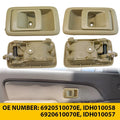Set of 4 Inside Interior Door Handles for 1996-2004 Toyota 4Runner Tacoma