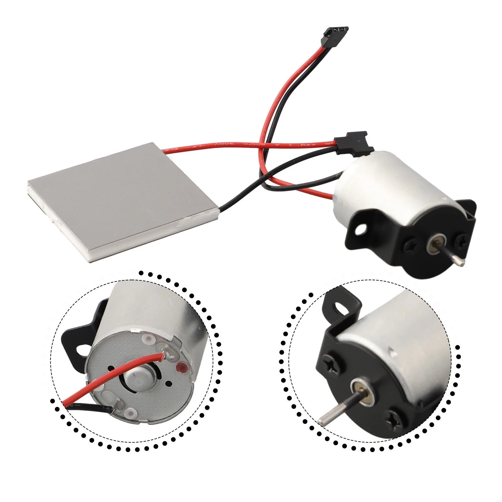 Fireplace Fan Motor & Accessories Set for Stove Blower