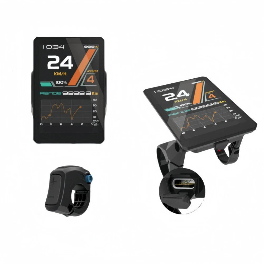 Color Display Speedometer for