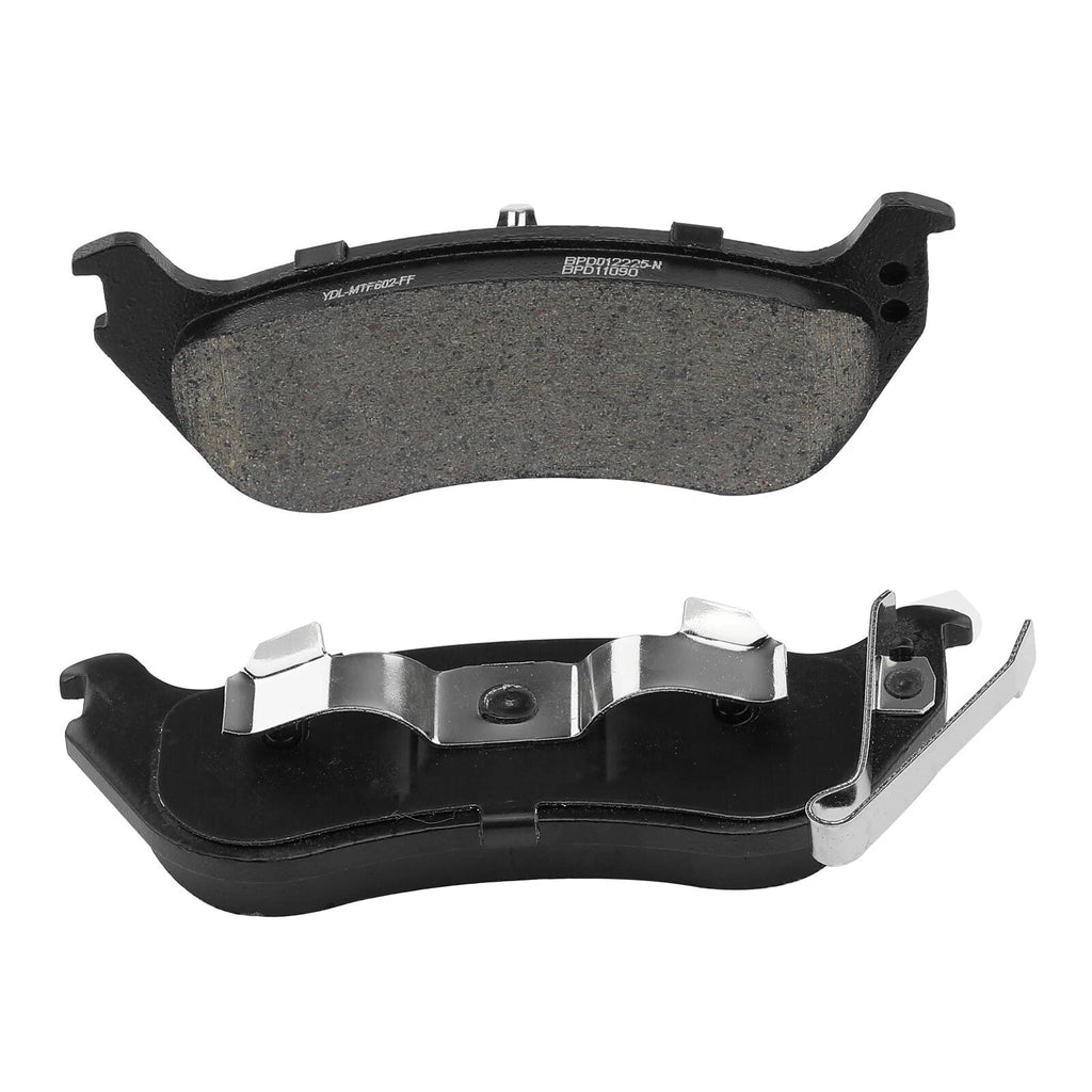 Set of 2 Rear Disc Brake Rotors & Ceramic Pads for Ford Explorer (2006–2010)