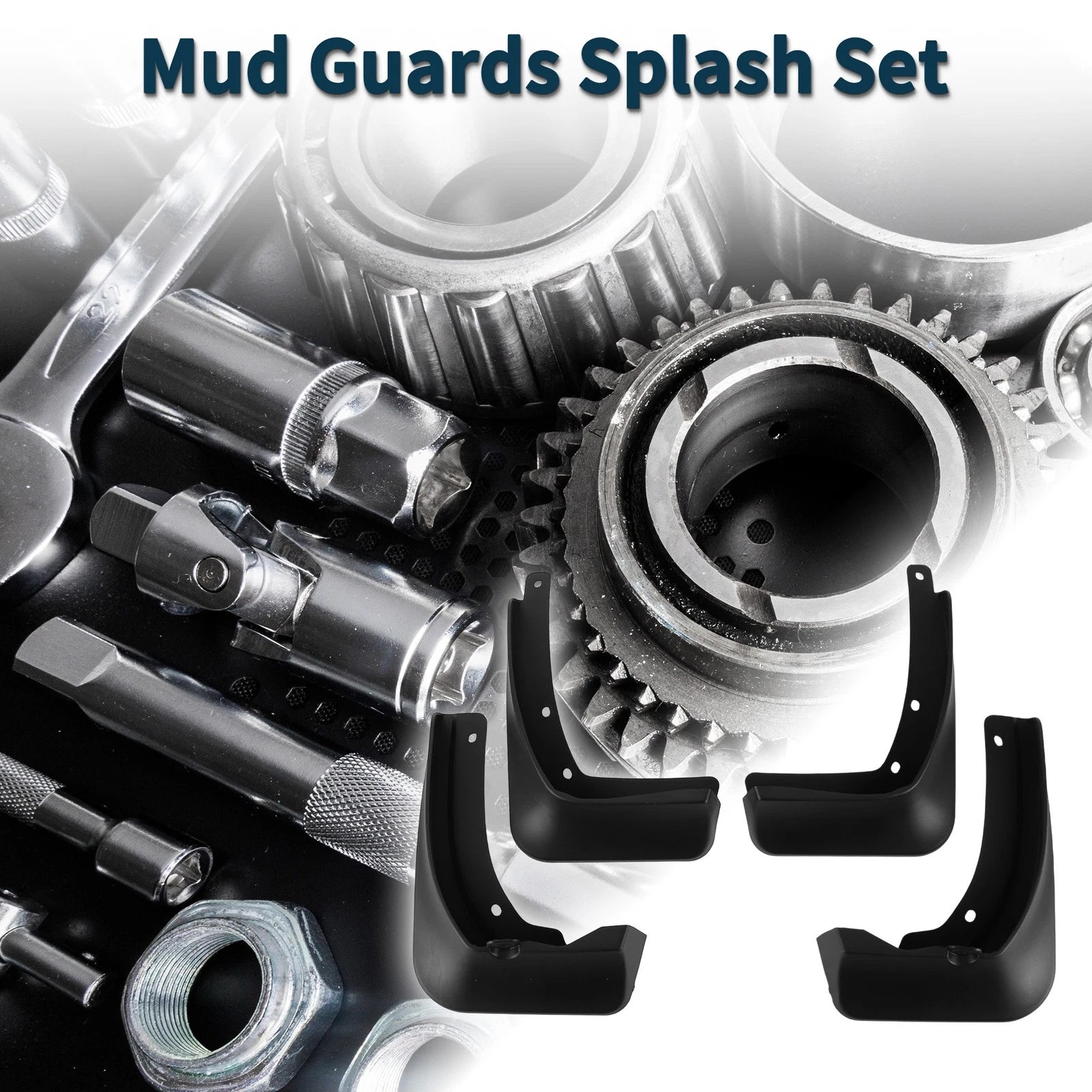 Set of 4 Mud Flaps Splash Guards for Volkswagen CC (2018–2023)