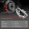 4X Disc Brake Calipers for Hyundai Santa Fe (2007–2009) 2.7L/3.3L