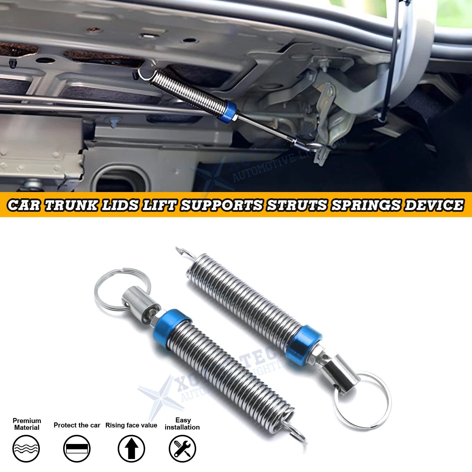 Trunk Lid Metal Spring Automatic Lifting Device for Universal (—)