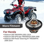 Thermostat w/ O-Ring for Honda Foreman Rubicon 500 TRX500FA 4x4 (2001–2014)