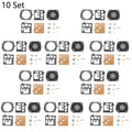 Set of 10 Carburetor Gasket Diaphragm Repair Kits for Walbro K22-HDA Chainsaw