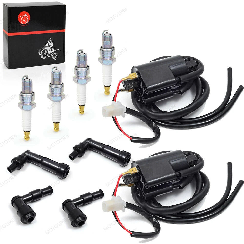 Ignition Coil Spark Plug Cap Kit for Yamaha XJ550 (1981–1983)