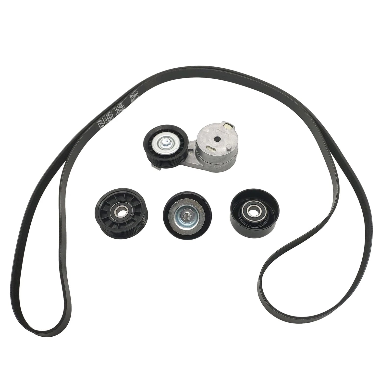 Serpentine Belt Tensioner Pulley Kit for Chevy Malibu Impala (2008–2012)