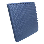 EVA Foam Interlocking Exercise Mat Tiles for Gym Flooring (Blue)