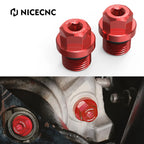 Aluminum Front Differential Fill & Drain Plug Kit for Polaris RZR 570 800 900 (2011–2020)