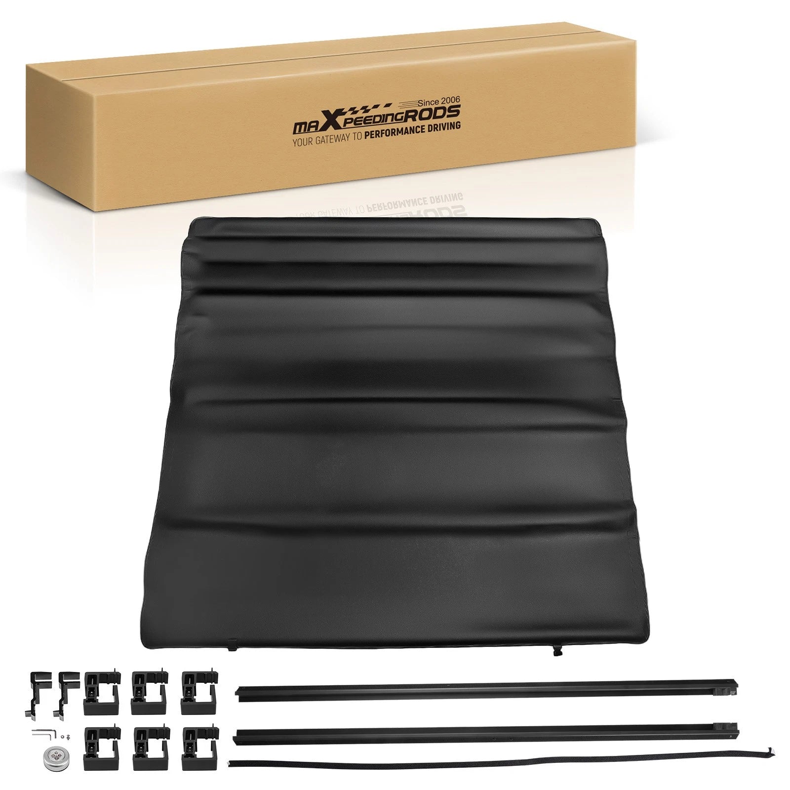 Tonneau Cover for Dodge Ram 2002–2026 6.4ft Vinyl Aluminum with LED Light