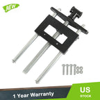 9" Woodworking Vise for Bench (Cast Iron, Chrome Plated)