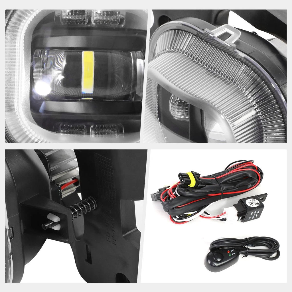 Clear Lens LED Projector Fog Light for Ford F250-F550 Super Duty (2008–2010)
