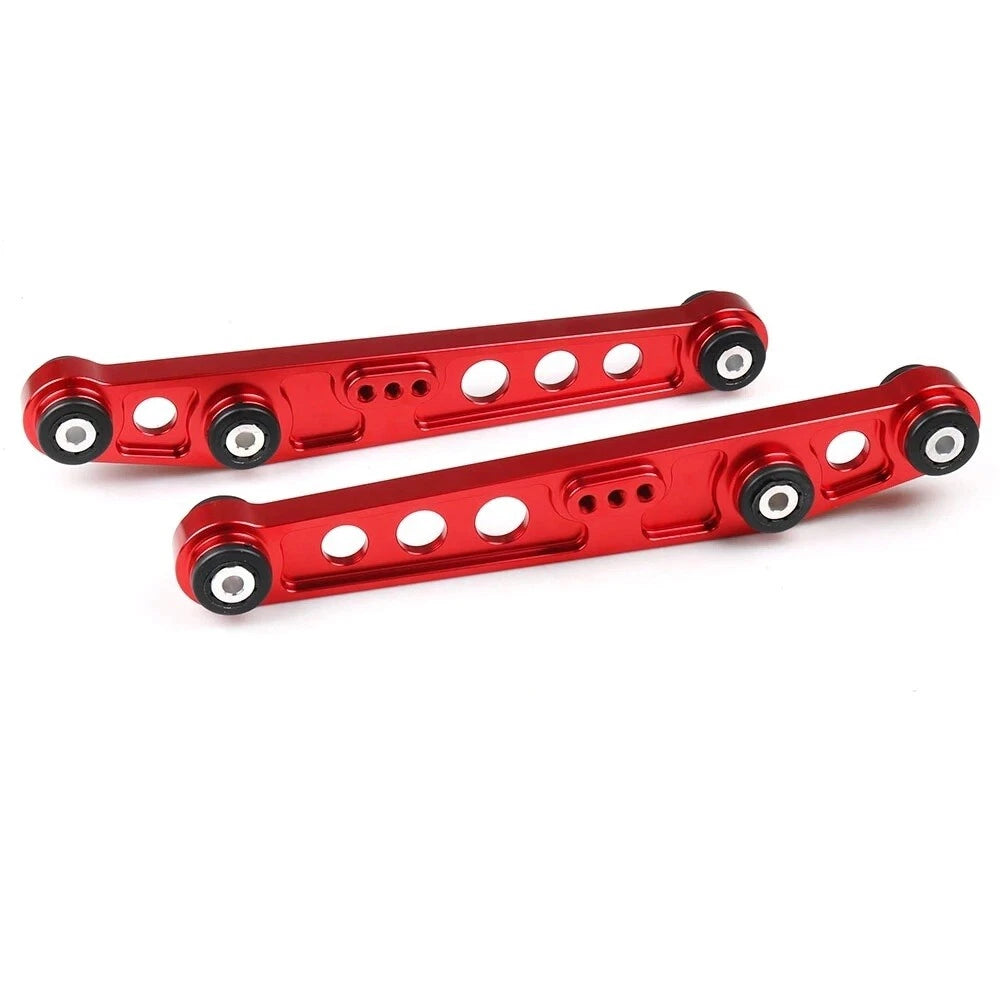 Red Rear Lower Control Arms + Subframe Brace + Tie Bar for Honda Civic EG (1992–1995)