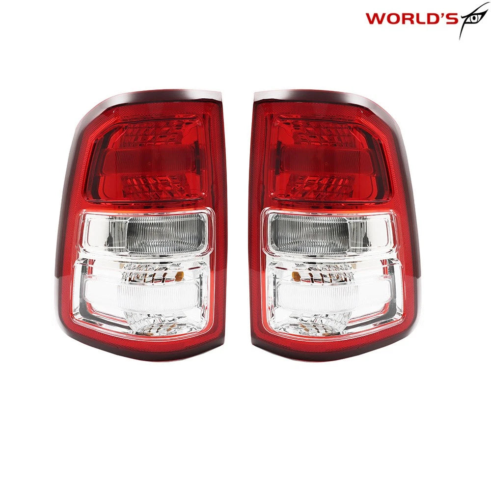 Set of 2 Tail Light Brake Lamps for Ram 1500 (2019–2023) Chrome Bezel