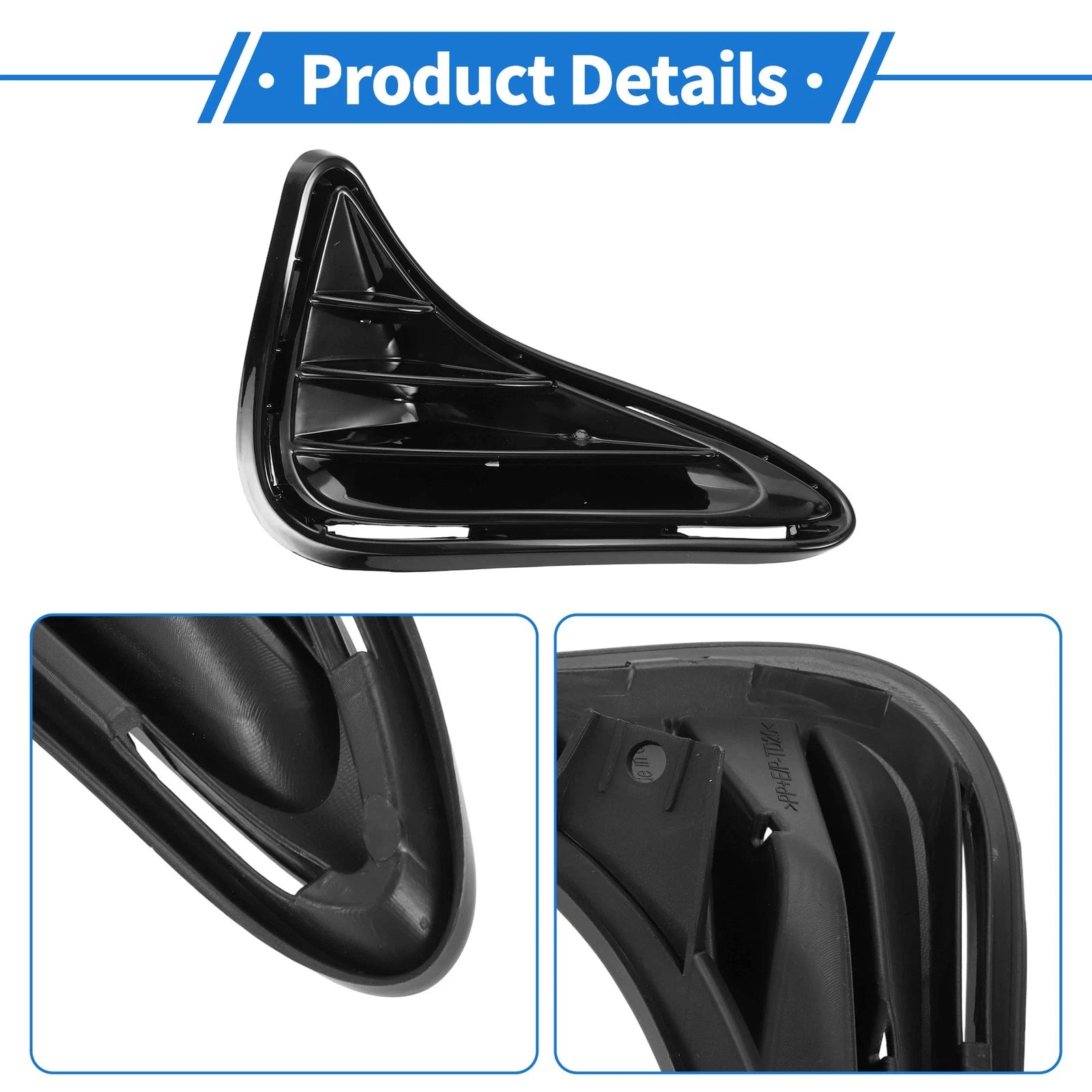 Set of 2 Front Bumper Fog Light Covers 8148102410 for Toyota Corolla 