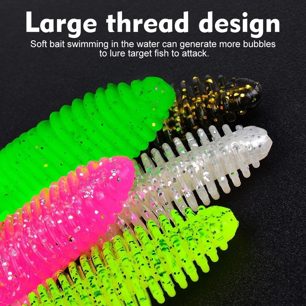 8pcs Soft Lure Pack for Bass Fishing (Freshwater)