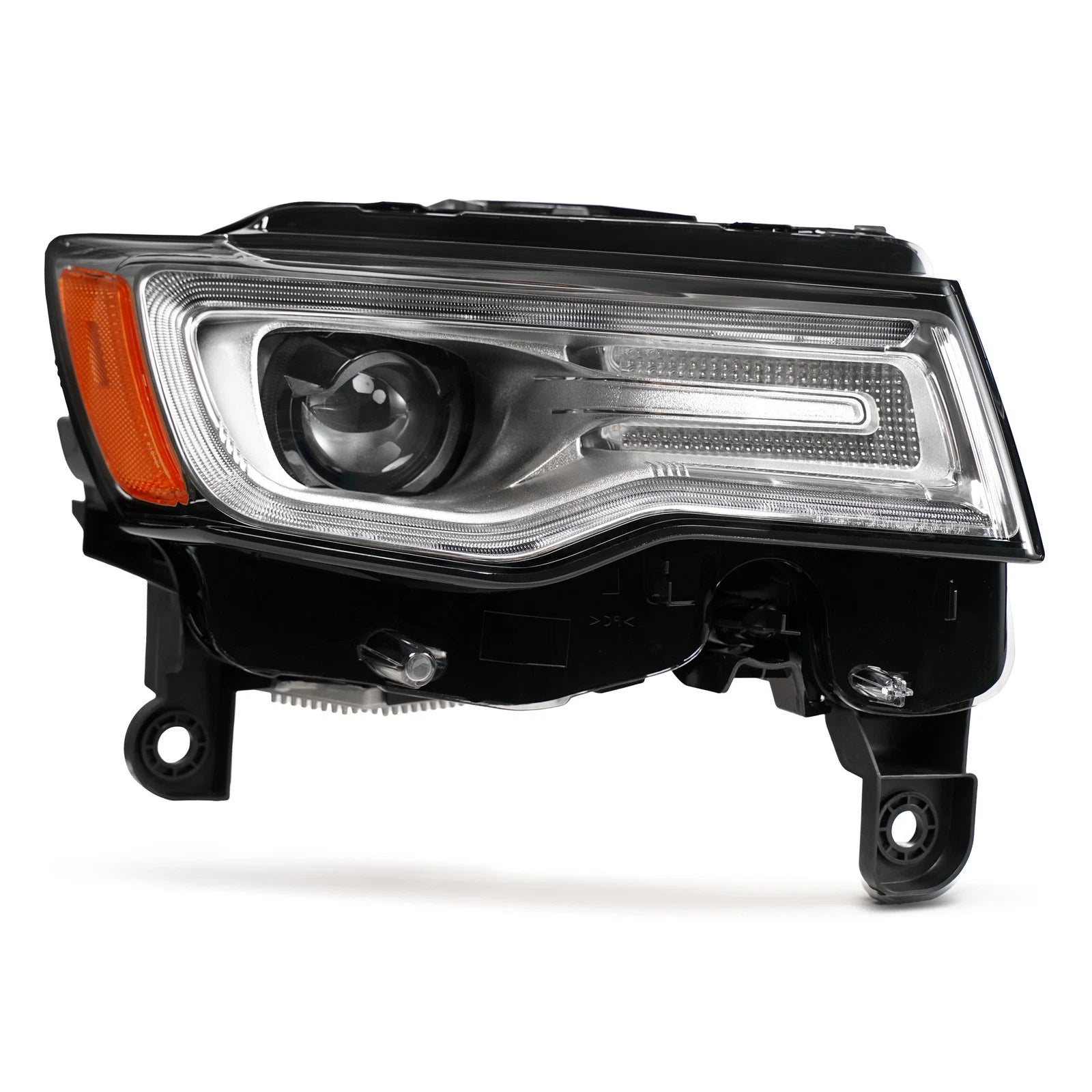 HID/Xenon Headlight for Jeep Grand Cherokee (2017–2021) 16 Pins Chrome