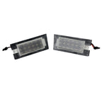2X White SMD LED License Plate Lights for Jeep Cherokee (2014–2023)