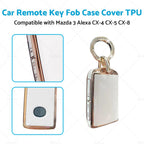 TPU Car Remote Key Fob Case Cover for Mazda 3, CX-4, CX-5, CX-8 (2014–2023)