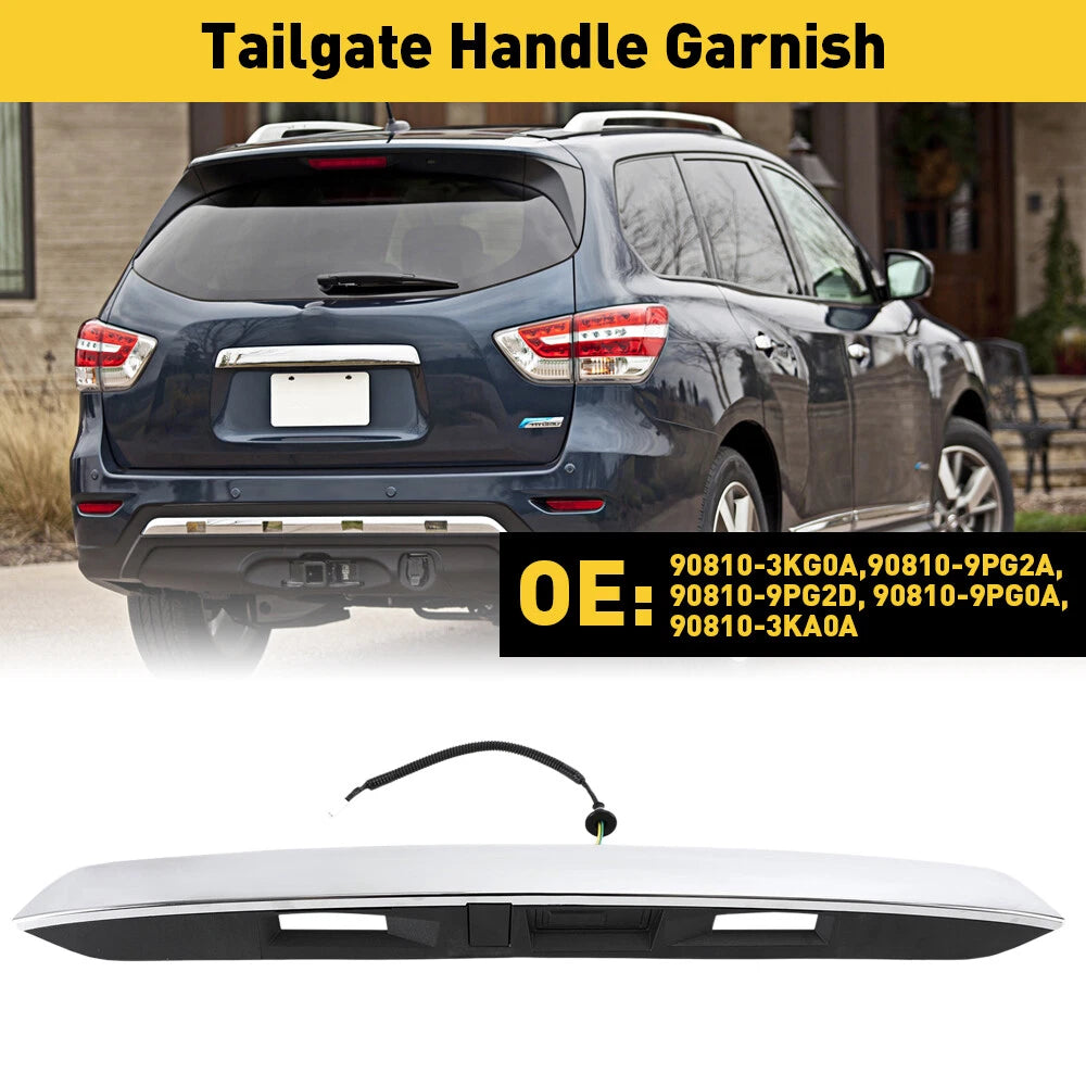 Chrome Rear Tailgate Molding for Nissan Pathfinder (2013–2020)