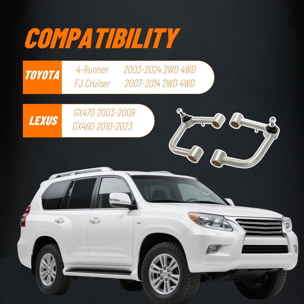 2X Front Upper Control Arm for Toyota 4Runner Cruiser (2003–2023)