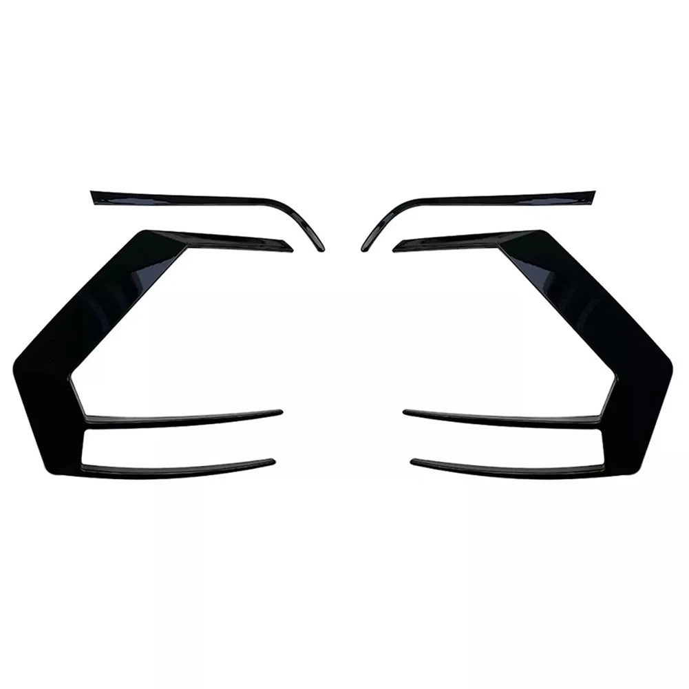 Rear Bumper Lip Spoiler for Volkswagen Golf VII (2012–2015) - Black