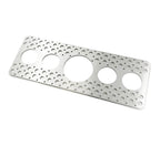 Aluminum Drilled Dash Gauge Panel Hot Rod for Universal Hot Rod (1950–2024)