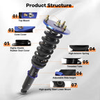 Coilovers for Lexus IS250 IS350 RWD (2006-2013) Adjustable Height