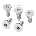 5 x Front Disk Brake Rotor Bolts for Harley Electra Road King Glide (2014-2023)