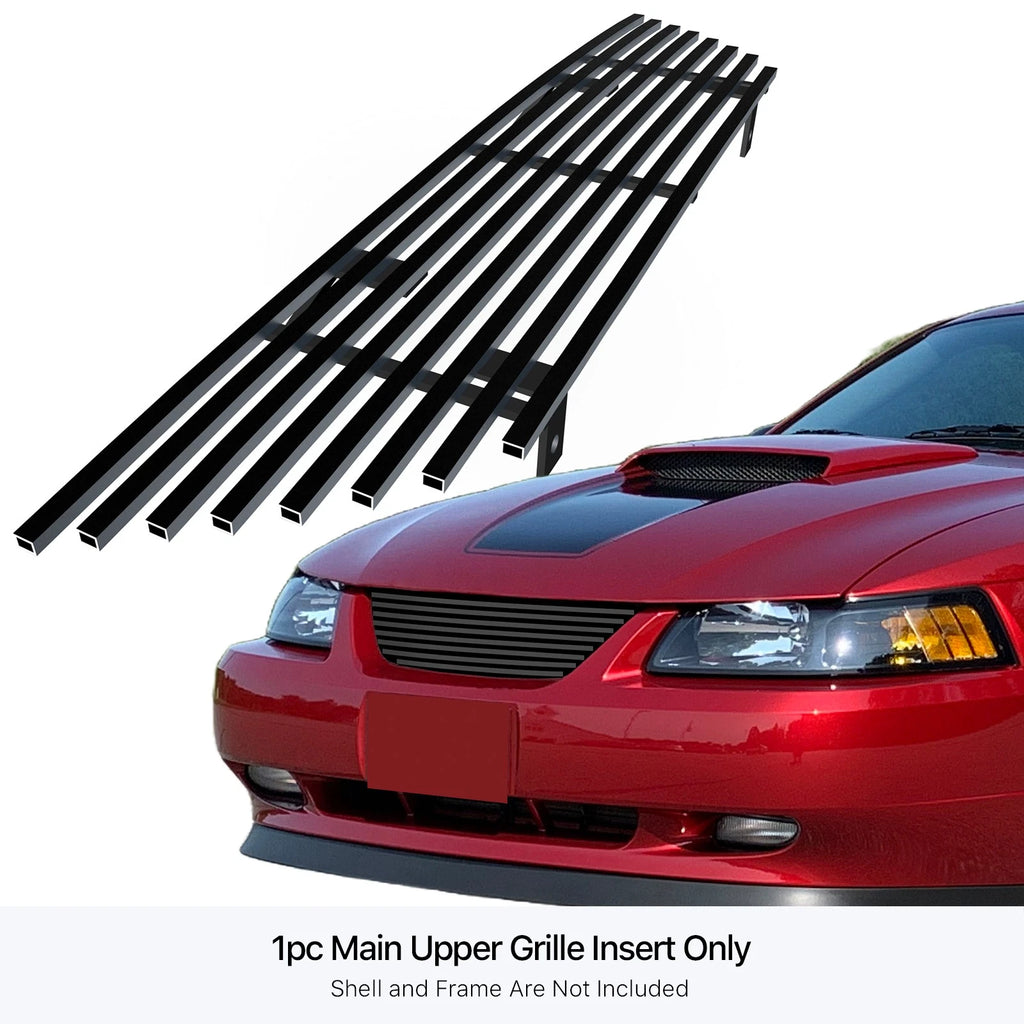 Billet Grille Insert for Ford Mustang V6/V8 (1999-2004) Black