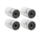 Set of 4 Engine Oil Filters for Ford Freightliner IC Peterbilt (Turbo)
