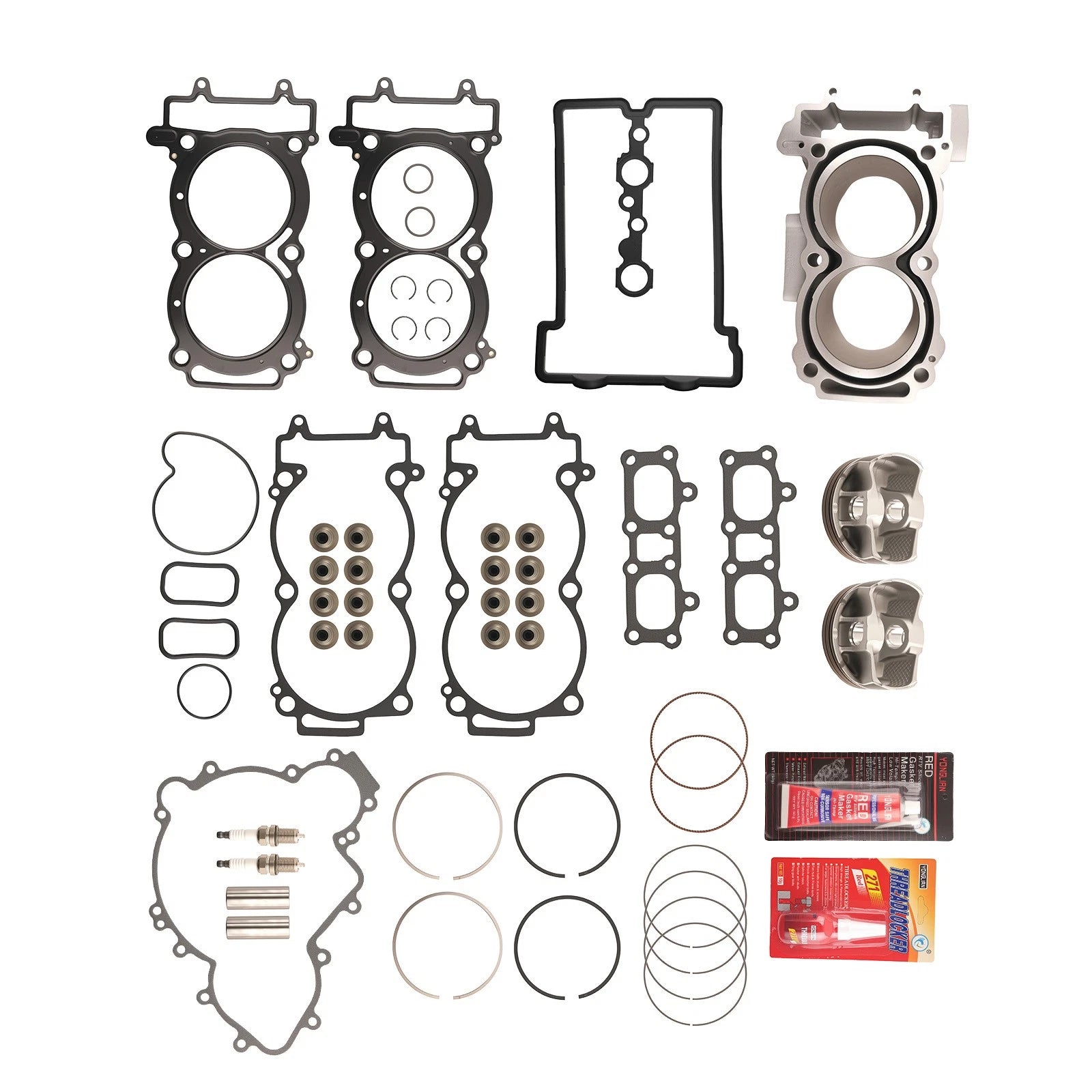Engine Cylinder Piston Kit 93mm for Polaris RZR RS1 EPS (2018–2022) 5413948