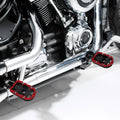 Footpegs & Bracket for Harley Davidson Softail (2018–2023) Black Red