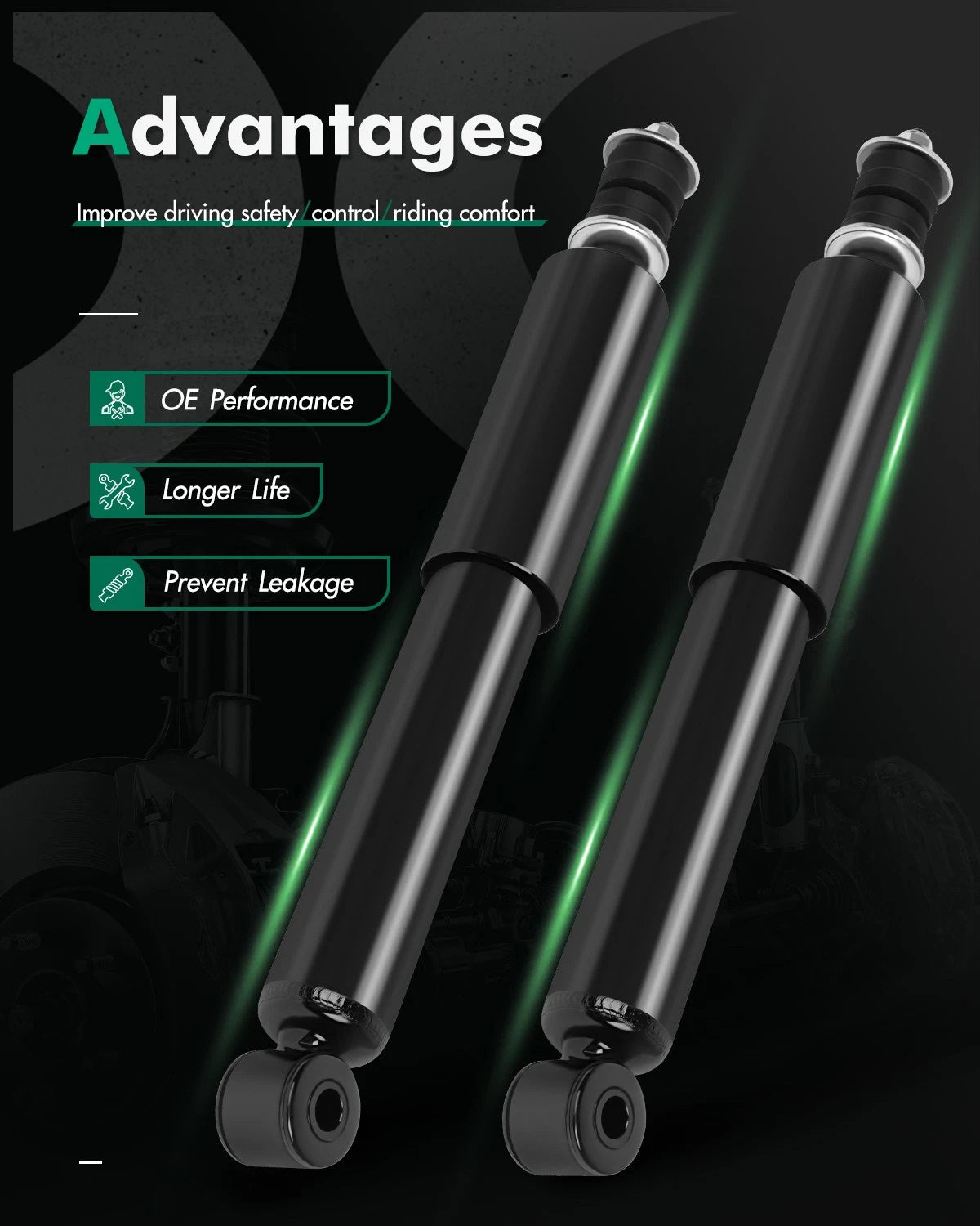 Front Shocks Struts for Mitsubishi Van Chevrolet LUV
