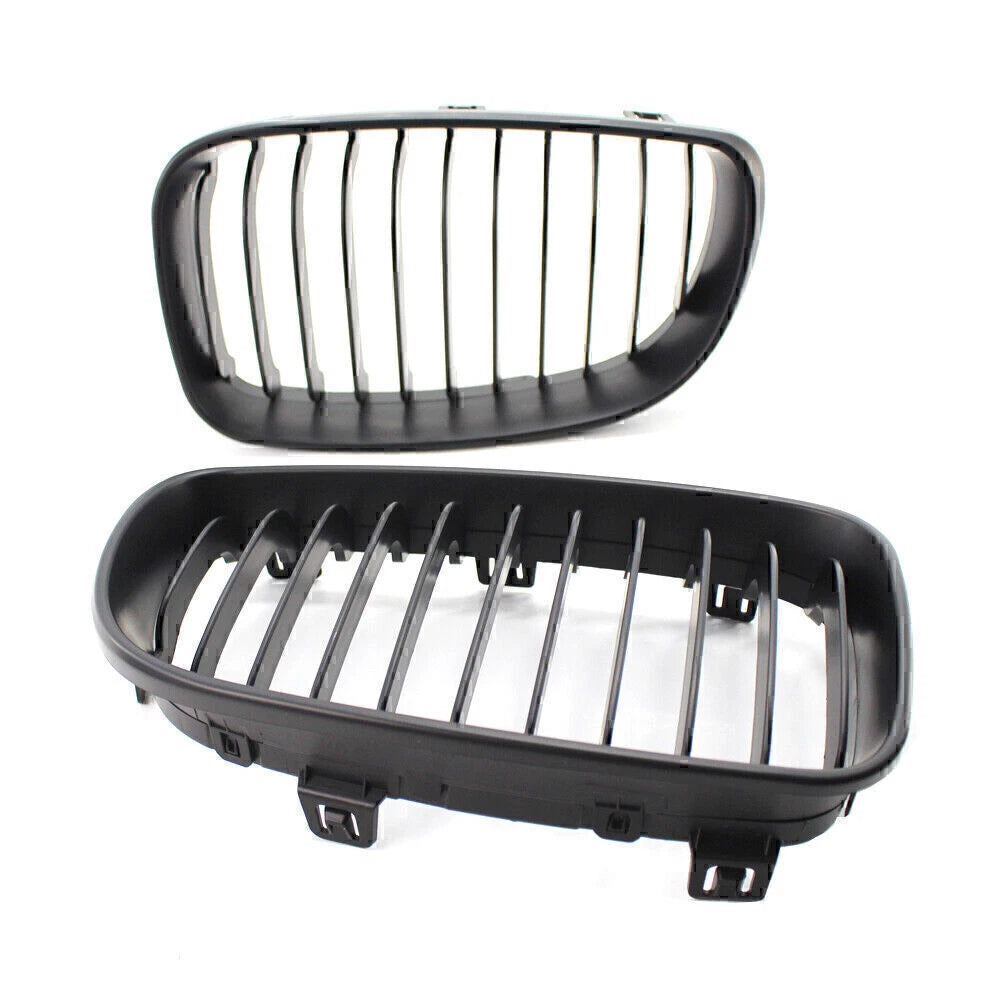 Front Kidney Grille Matte Black for BMW E81 E82 E87 E88 (2007–2013)