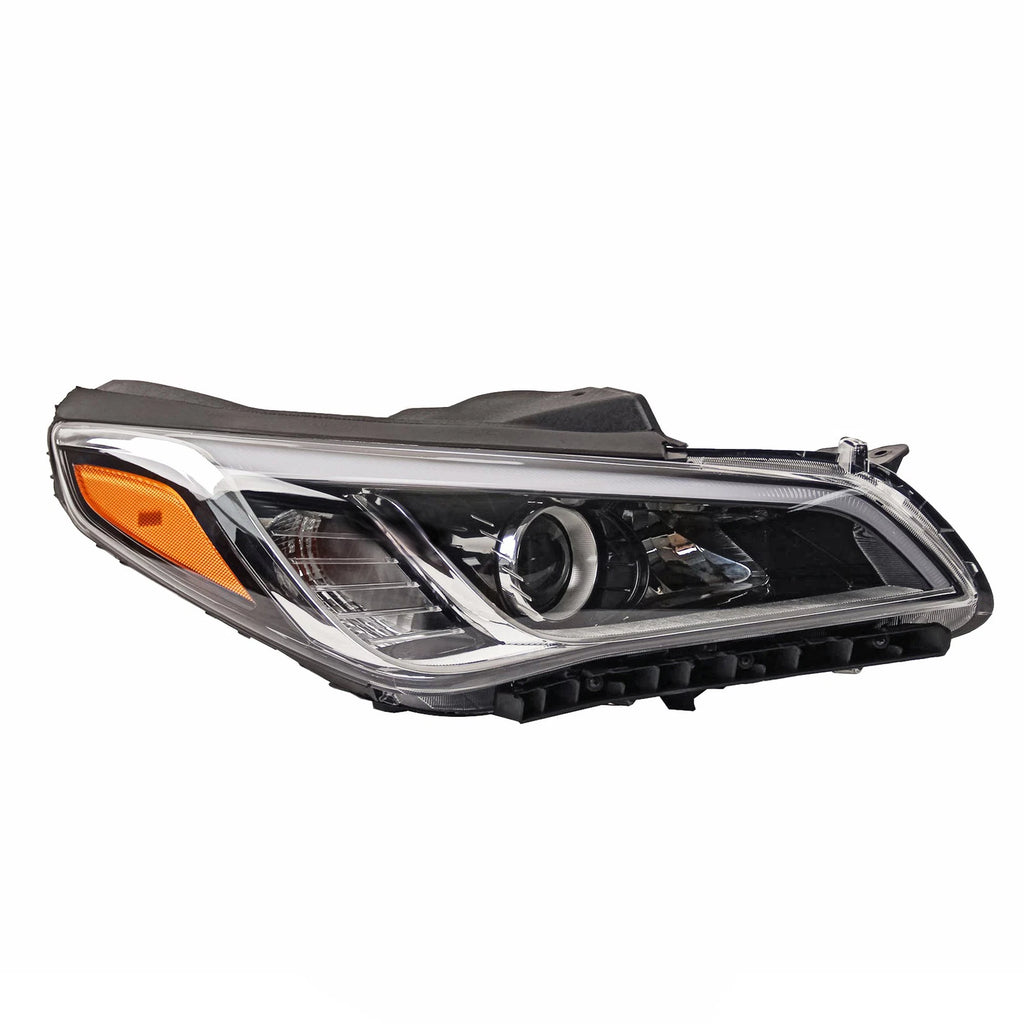 Headlight Assembly for Hyundai Sonata (2015–2017) Halogen Right Passenger