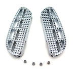 Chrome Dominator Passenger Footboard for Harley Touring Road Street Glide (1993–2019)