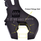 2X Adjustable Fitting Wrench for AN Hose Adapters Ends (3AN-16AN)