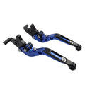 CNC Blue Extendable Brake Clutch Levers for Yamaha FZ07 FZ09 MT07 MT09 XSR900 (2015-2023)