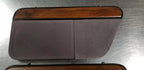 Set of 2 Rear Speaker Covers for 1989–1993 Thunderbird Cougar Tan Wood Accent