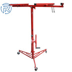 Drywall Rolling Lifter for Panel Hoist (16 Ft, Lockable Wheels)