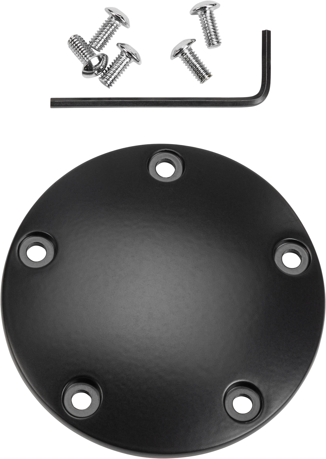 HardDrive Point Cover Satin Black for Harley Davidson Twin Cam (1999–2005)
