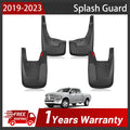 4Pcs Splash Guards Mud Flaps for 2019–2023 Dodge Ram 1500 (w/o Fender Flares)